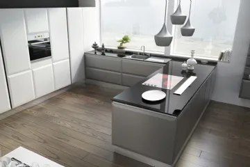 cucine in polimerico opaco